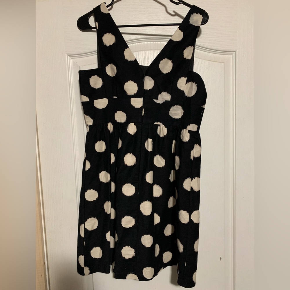 Loft polka dot dress size 8p.
